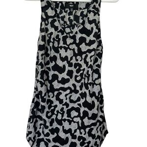 Mossimo Supply Co Black and White Sleeveless Tank Top